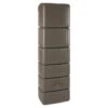 Muurregenton Slim Taupe 300 Liter