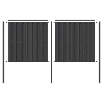 Schutting Startpakket Tuinscherm Royal Antraciet Ca. 3,8 Meter Lang 7 Schutting Startpakket Tuinscherm Royal Antraciet Ca. 3,8 Meter Lang - Afbeelding 7