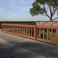 Tuinhek Hardhout Colorado Ca. 60x180 Cm -Tuin En Buiten 123 1009