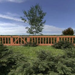 Tuinhek Hardhout Colorado Ca. 60x180 Cm -Tuin En Buiten 123 1011