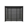 Zijwand Louvre Voor Pergola Classic & Deluxe Zwart 300 Series