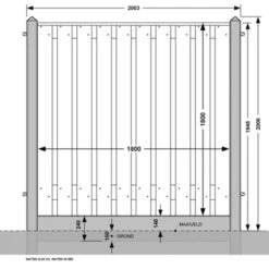 Houtbetonschutting Grijs Grenen Per Meter 9 Houtbetonschutting Grijs Grenen Per Meter -Tuin En Buiten 123 1121