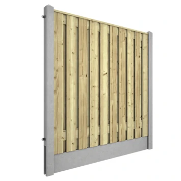 Houtbetonschutting Grijs Grenen Per Meter 5 Houtbetonschutting Grijs Grenen Per Meter - Afbeelding 5