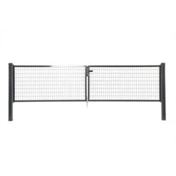 Dubbele Poort Napoli Ral 7016 Antraciet 150x400 Cm