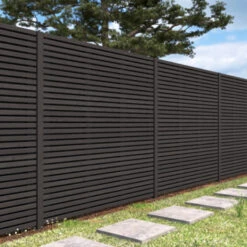 Schutting Andalusië Ca.180x180cm Zwart -Tuin En Buiten 123 1208