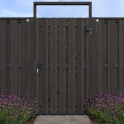 Poortpakket Antraciet Op Metalen Frame 15 Poortpakket Antraciet Op Metalen Frame -Tuin En Buiten 123 1218