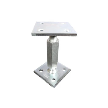 Verstelbare Paalhouder Klein Verzinkt 70x70 Mm X 70x70 Mm 110-180 Mm 1 Verstelbare Paalhouder Klein Verzinkt 70x70 Mm X 70x70 Mm 110-180 Mm