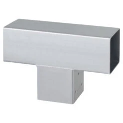 Paalverbinder Voor Pergola T-verbindingsstuk 3-kants 9x9 Cm Gegalvaniseerd