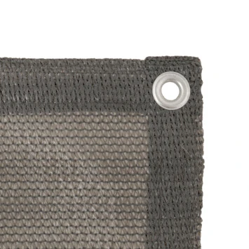 Balkonscherm Doek Grijs 90x500cm 3 Balkonscherm Doek Grijs 90x500cm - Afbeelding 3