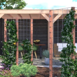 Gaas Startpakket Tuinhek Hardhout 180x75cm  -Tuin En Buiten 123 1603