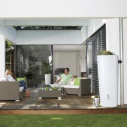 Garantia Regenton Met Plantenbak Wit 350 Liter -Tuin En Buiten 123 163