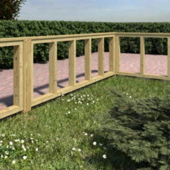 Tuinhek Grenen Donau Ca. 60x180 Cm -Tuin En Buiten 123 1711