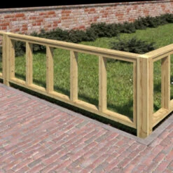 Tuinhek Grenen Donau Ca. 60x180 Cm -Tuin En Buiten 123 1712