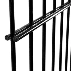 Draadpaneel Roma Zwart 143x220 Cm