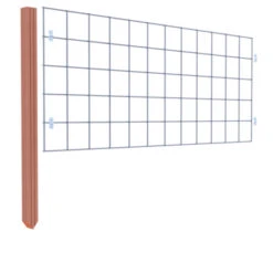 Gaas Volgpakket Tuinhek Hardhout 75x180cm liggend -Tuin En Buiten 123 1753