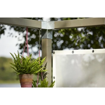 Cubic Windscherm 150 X 180 Cm Wit 4 Cubic Windscherm 150 X 180 Cm Wit - Afbeelding 4