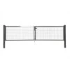 Dubbele Poort Napoli Ral 7016 Antraciet 120x400 Cm