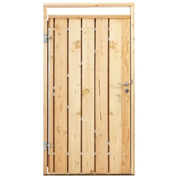 Poort Voor Houtbetonschutting Douglas Linksdraaiend 100cm Breed 1 Poort Voor Houtbetonschutting Douglas Linksdraaiend 100cm Breed