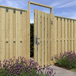 Poortpakket Grenen Hout Op Metalen Frame -Tuin En Buiten 123 1956