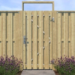 Poortpakket Grenen Hout Op Metalen Frame -Tuin En Buiten 123 1959