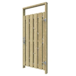 Poortpakket Grenen Hout Op Metalen Frame -Tuin En Buiten 123 1960