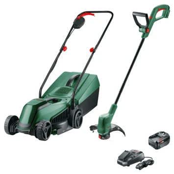 Bosch 18V Grasmaaier EasyMower + Trimmer EasyGrassCut (incl. 4.0Ah Accu + Lader) 2 Bosch 18V Grasmaaier EasyMower + Trimmer EasyGrassCut (incl. 4.0Ah Accu + Lader) - Afbeelding 2
