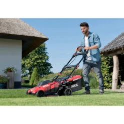 SKIL 20V Grasmaaier 0140BA Brushless 43cm + 2 Accu's 4,0Ah + Snellader -Tuin En Buiten 123 2645