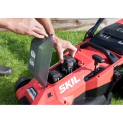 SKIL 20V Grasmaaier 0140BA Brushless 43cm + 2 Accu's 4,0Ah + Snellader -Tuin En Buiten 123 2646