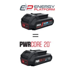 SKIL 20V Grasmaaier 0140BA Brushless 43cm + 2 Accu's 4,0Ah + Snellader -Tuin En Buiten 123 2650