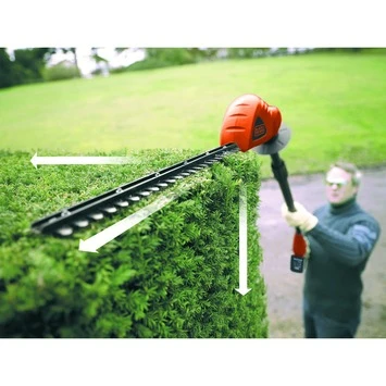 Black & Decker BLACK+DECKER 18V Heggenschaar GTC1843L20 Op Steel 43cm Incl. 2.0 Ah Accu 2 Black & Decker BLACK+DECKER 18V Heggenschaar GTC1843L20 Op Steel 43cm Incl. 2.0 Ah Accu - Afbeelding 2