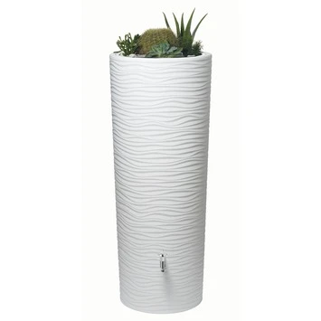 Garantia Regenton Natura Met Plantenbak Wit 350 Liter 2 Garantia Regenton Natura Met Plantenbak Wit 350 Liter - Afbeelding 2