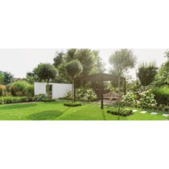 Pergola Deluxe Zwart 3x3,6m -Tuin En Buiten 123 322