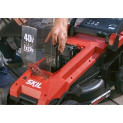 SKIL 20V Grasmaaier 0130BA Brushless 34cm + 2 Accu's 2,0Ah + Snellader -Tuin En Buiten 123 3368