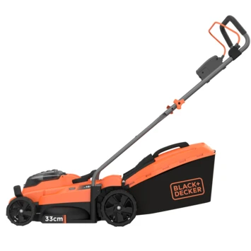 Black & Decker BLACK+DECKER 2x18V Grasmaaier BCMW33184L2-QW 33 Cm Incl. Twee 4,0 Ah Accu's 2 Black & Decker BLACK+DECKER 2x18V Grasmaaier BCMW33184L2-QW 33 Cm Incl. Twee 4,0 Ah Accu's - Afbeelding 2