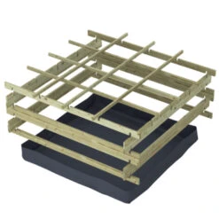 Moestuinbak Vierkant Ca. 120x120 Cm -Tuin En Buiten 123 364