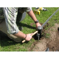 Talen Tools Ecolat Recht 1,2m X 14cm X 1cm Voor Afboording - 4 Stuks -Tuin En Buiten 123 3795