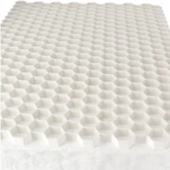 Grindrooster Wit Kunststof Met Worteldoek 120x79 Cm