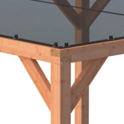 Pergola Silvano Douglas Met Schaduwdoek 324x324 Cm -Tuin En Buiten 123 386