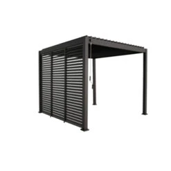 Zijwand Louvre Voor Pergola Classic & Deluxe Zwart 360 Series -Tuin En Buiten 123 395