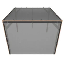 Pergola Silvano Douglas Incl. Schaduwdoek & Zijdoek 324x324 Cm -Tuin En Buiten 123 40
