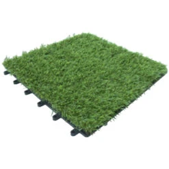 Balkontegel Kunstgras 30x30cm 6 Stuks -Tuin En Buiten 123 4009