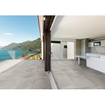 Keramische Terrastegel Oslo Grijs 60x60x4 Cm 4 Keramische Terrastegel Oslo Grijs 60x60x4 Cm - Afbeelding 4