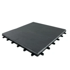 Balkontegel Graniet Zwart 30x30cm 4 Stuks -Tuin En Buiten 123 4219