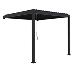 Pergola Classic Zwart 3x3 - 2 Palen -Tuin En Buiten 123 428