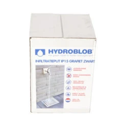 Hydroblob IP15 Infiltratieput Met Zwart Rooster 15 L -Tuin En Buiten 123 4394