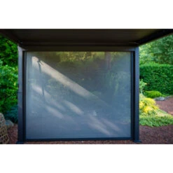 Zijwand Voor Pergola Classic & Deluxe Zwart 300 Series -Tuin En Buiten 123 468