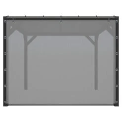 Pergola Silvano Zwart Inclusief Zijdoek -Tuin En Buiten 123 491