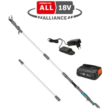 Gardena 18V Telescopische Takkenschaar 3,6m (P4A) Incl. 2.0Ah Accu + Lader 1 Gardena 18V Telescopische Takkenschaar 3,6m (P4A) Incl. 2.0Ah Accu + Lader