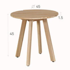 GAMMA Bijzettafel Jura 45x45 Cm -Tuin En Buiten 123 5241