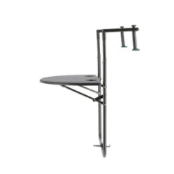 Balkontafel Halfrond Antraciet -Tuin En Buiten 123 5283